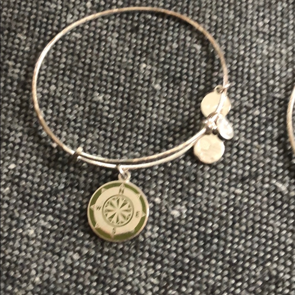 Alex and Ani- silver Compass bracelet